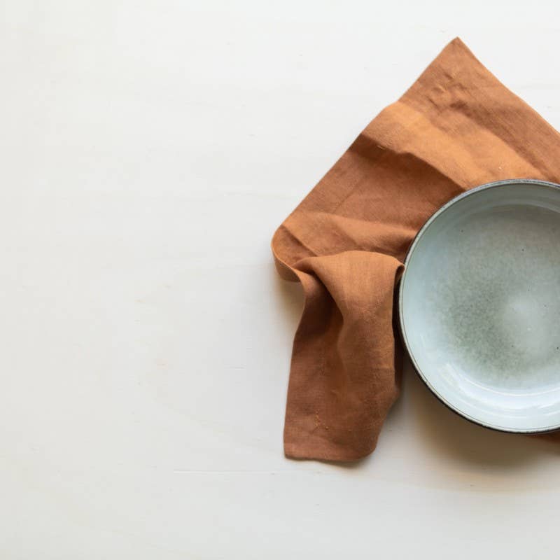 Gabrielle Paris - Vente Serviettes de table en tissu - Serviette de table en Lin Lavé Uni4