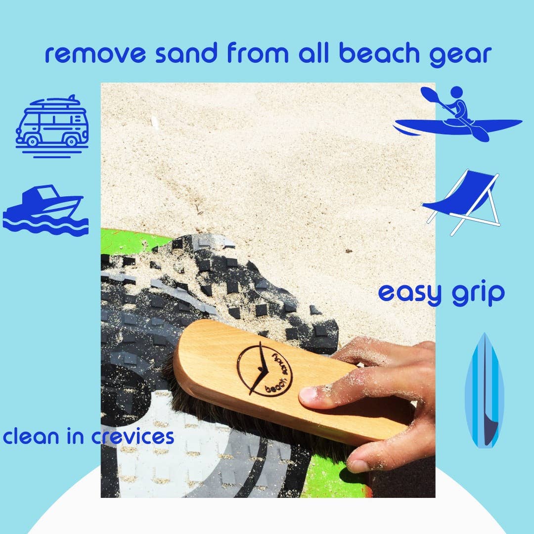 Beach Sandy - Wholesale Beach Accessories - Beach Sandy Sand Remover and Lens/Screen Wipe 2 Brush Kit 4