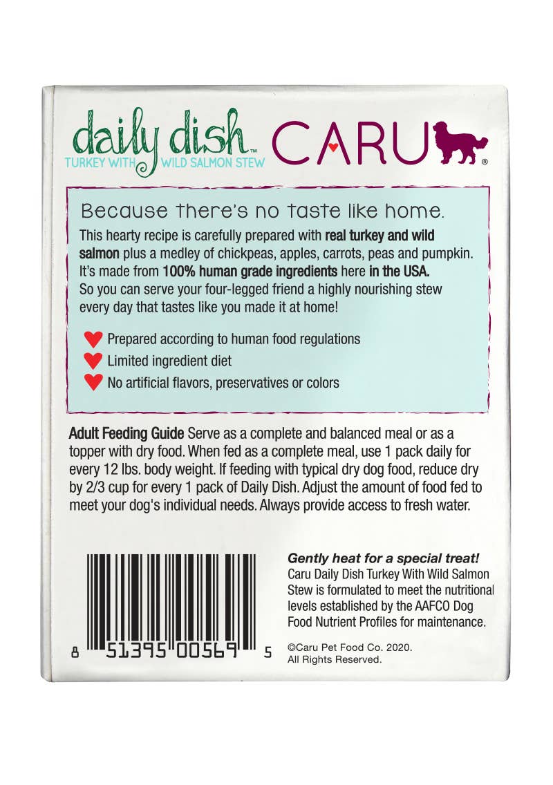 Caru - Wholesale Pet Food - Dog - Caru Daily Dish Turkey With Wild Salmon Stew for Dogs1