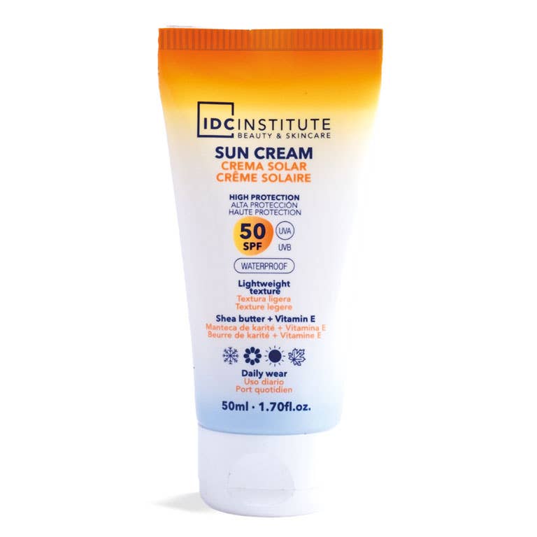 Aquarius Cosmetic SLU – Großhandel Sonnencremes – IDC Institute Sonnencreme SPF 50 wasserfest2