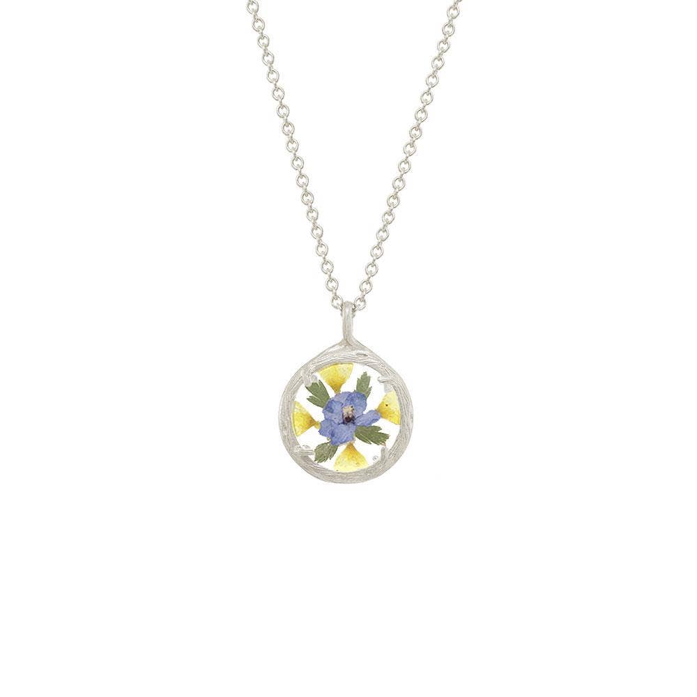 Catherine Weitzman – wholesale Pendant/charm necklace – Mini Flower Mandala Necklace6