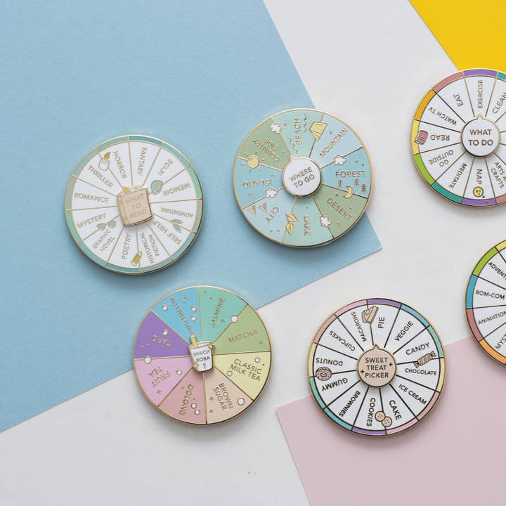 Which Boba Flavor Interactive Enamel Pin Which Boba Flavor Interactive Enamel Pin