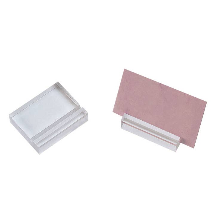 Store Supply Warehouse - Wholesale Retailer Display - Accessories - Acrylic Card/Ticket Holders - Pack of 50