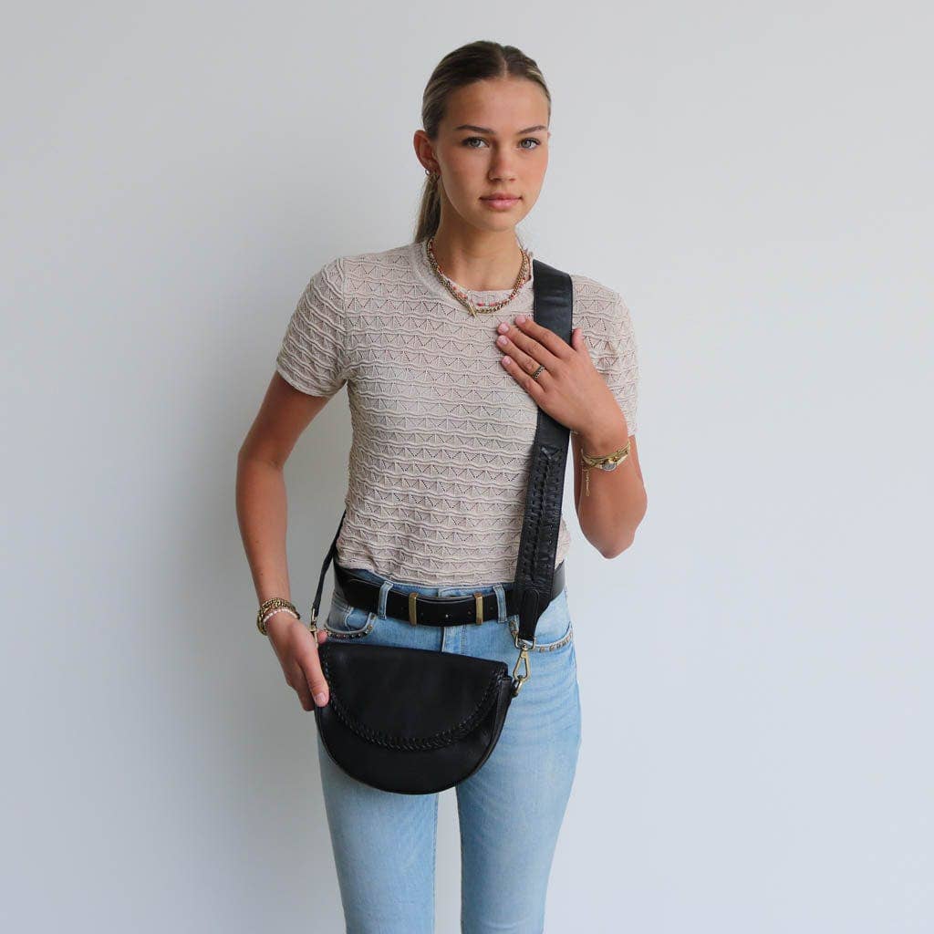 Amsterdam Heritage Leather Belts, Bags, Jackets & Apparel - Vente Sac à bandoulière – femme - Fletcher | Sac à bandoulière pliable en cuir pour femme15