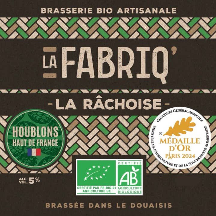 Die Râchoise -33cl für den Großhandel von La Fabriq' Brasserie de bières Artisanales Bio