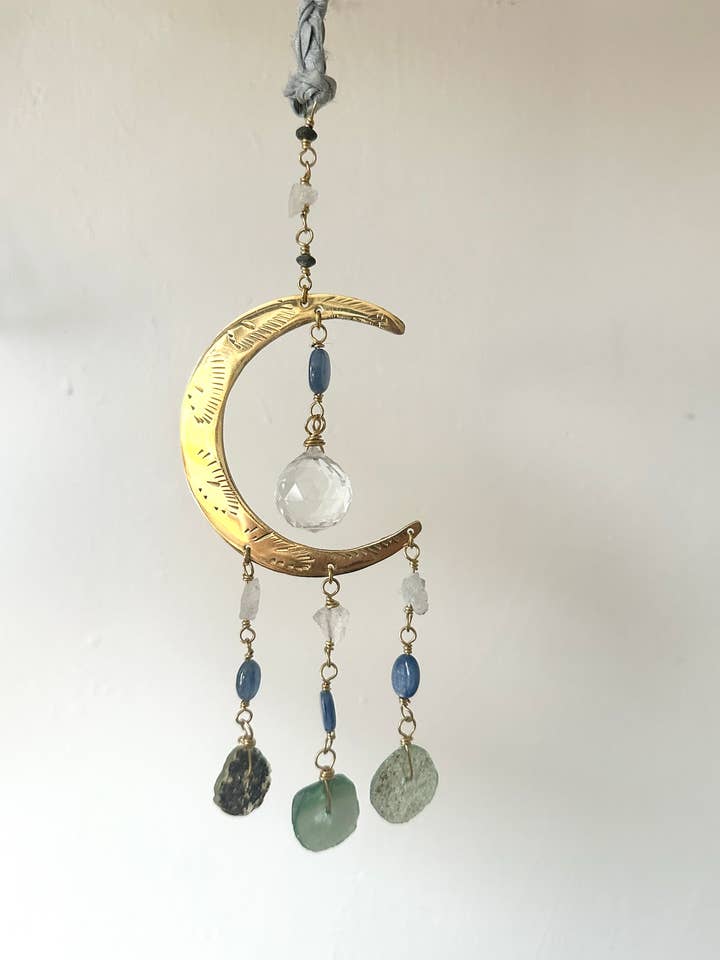 Crescent Moon Suncatcher — Multi Strand for wholesale by Helen Ethel Jewelry