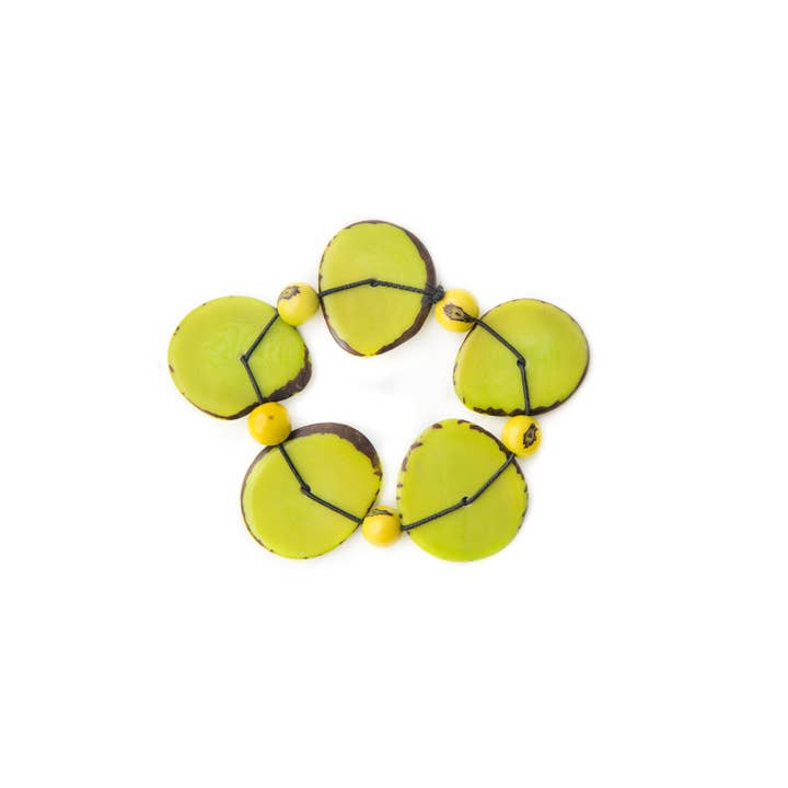 Organic Tagua Jewelry - Vendita all'ingrosso Bracciale con perline - Bracciale Iliana1