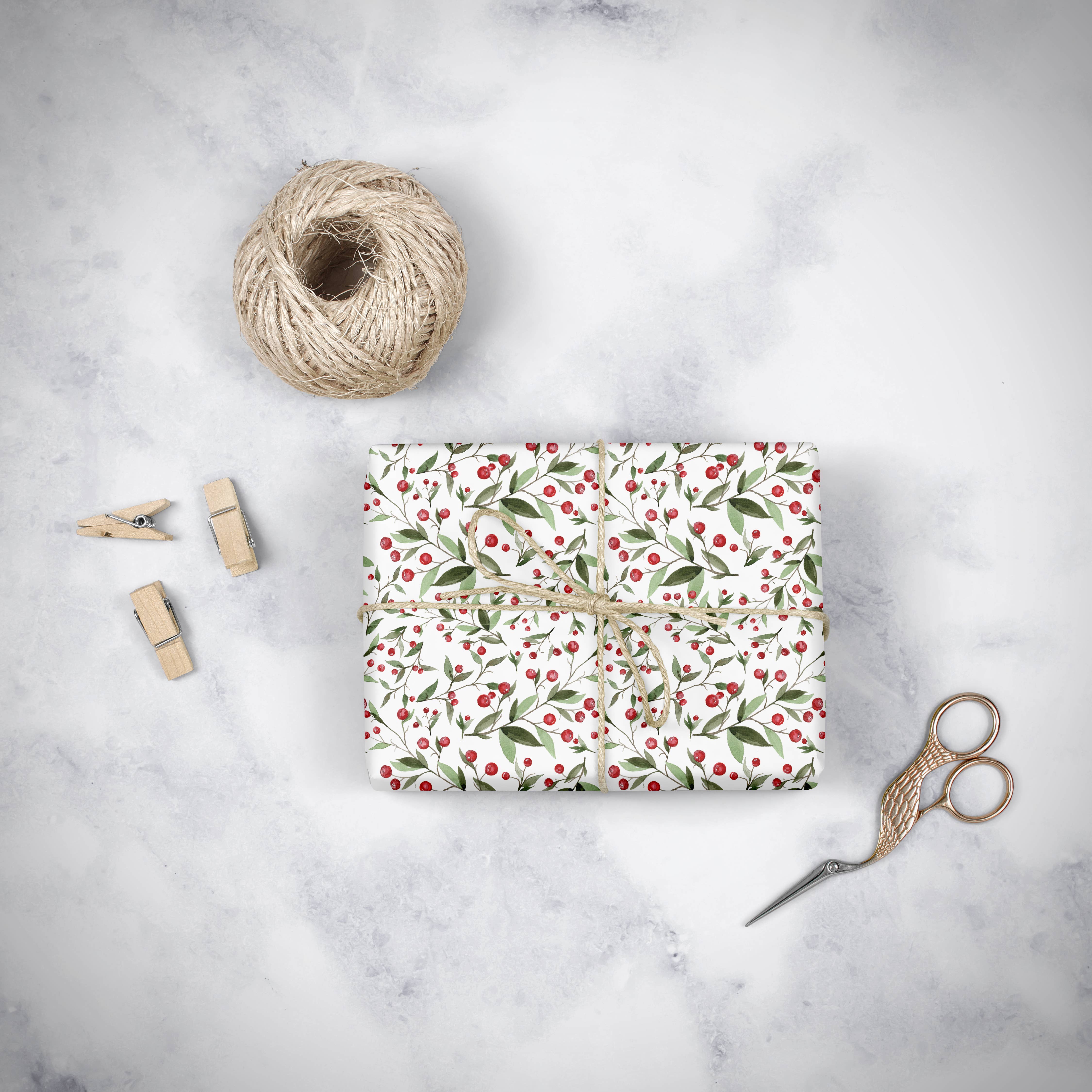 Phillips Designs - Wholesale Wrapping Paper Roll - Berries Art Paper2
