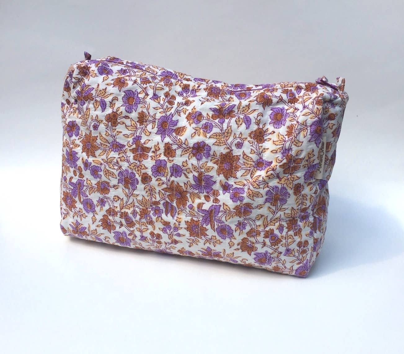 Mehera Shaw - Wholesale Makeup/Cosmetic Bag - Cosmetics Bag - Quilted Hand Block Print Cotton12