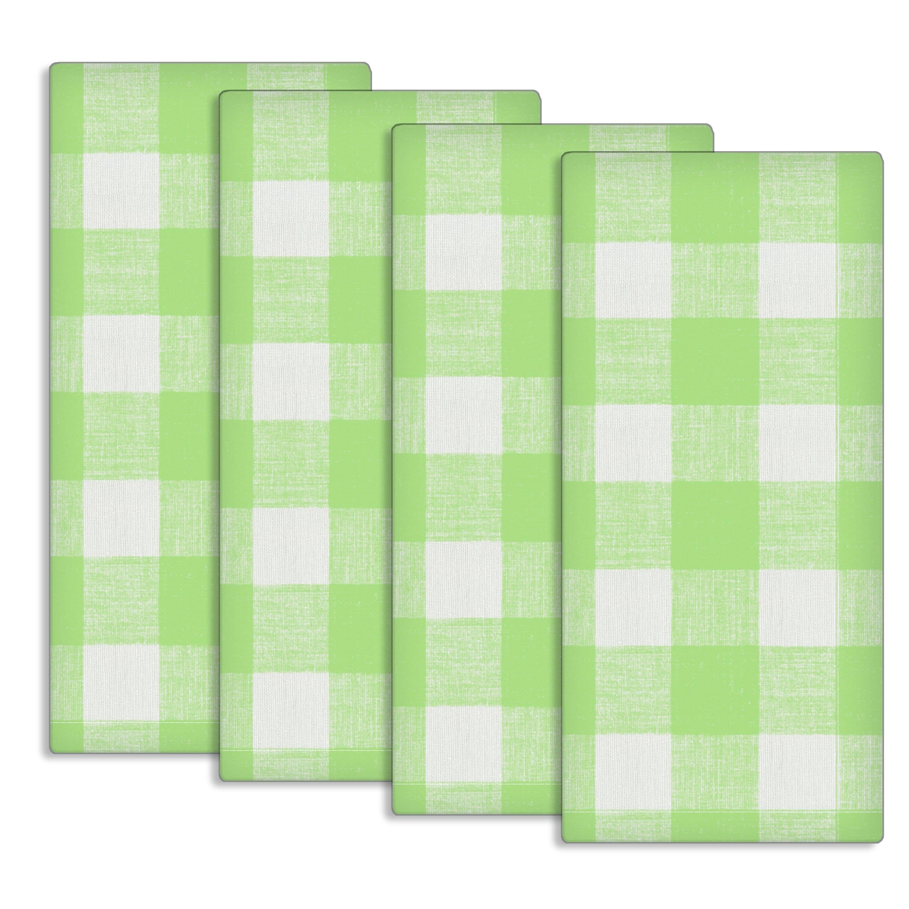 Fabstyles - Venta al por mayor Paños de cocina - Fabstyles Country Check - Juego de 4 paños de cocina de algodón0