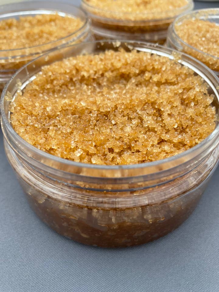 Organic Raw Sugar Scrub for wholesale by Peace Love & Scents LLC