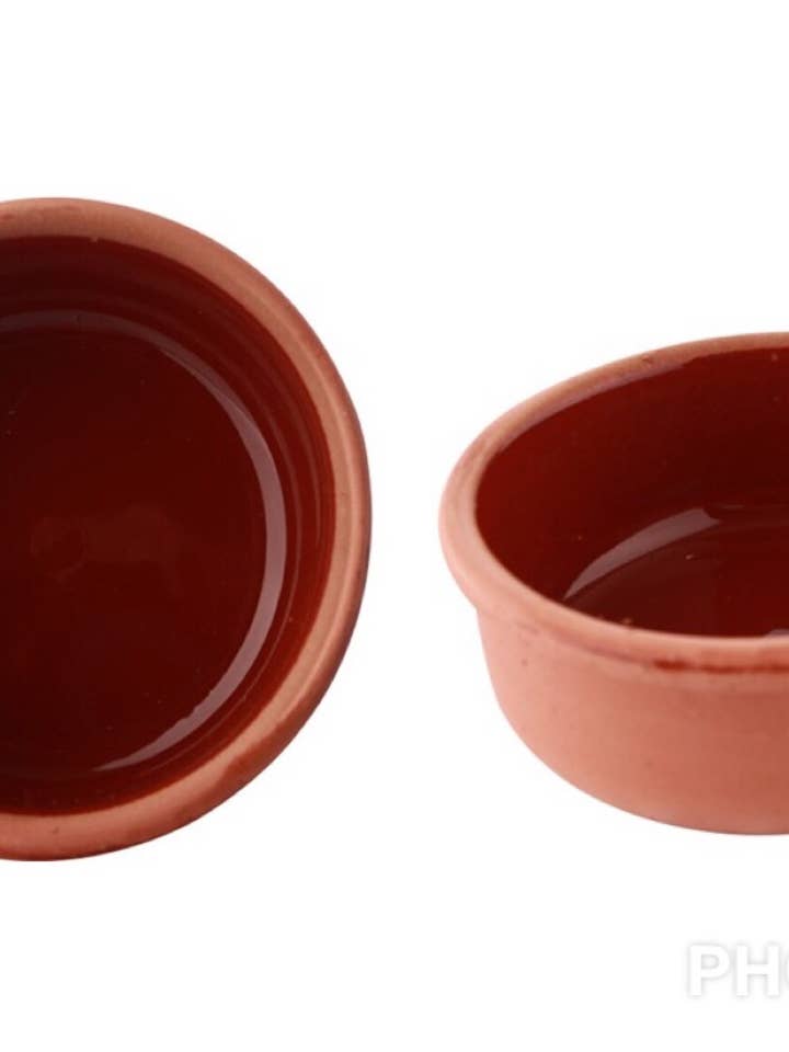 Terracotta Clay Pet Bowl,6 inch bowl for wholesale by GJE Terracotta