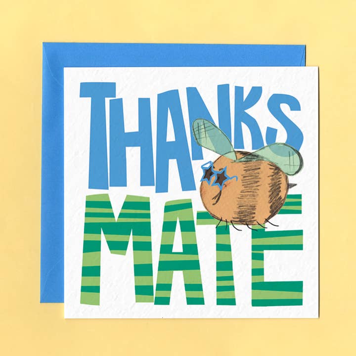 Thanks Mate for wholesale by Half Pint Print