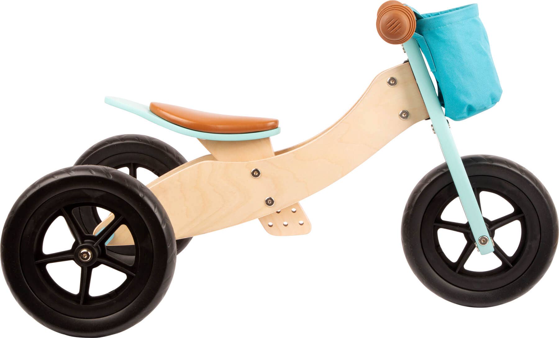 small foot - Wholesale Bike/Scooter - Kids - Training Bike-Trike 2-in-1 Turquoise Maxi1
