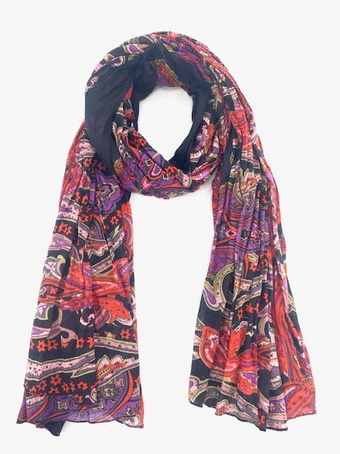Maison Unik Accessoires - Wholesale Scarf - Women's - Women's autumn style scarf - mid-season 100% cotton scarf2