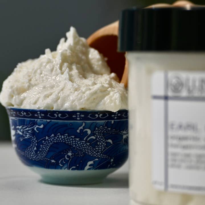 lunasea botanicals - Vendita all'ingrosso Scrub/esfoliante per il corpo - Zucchero montato biologico Earl Grey Vetiver1