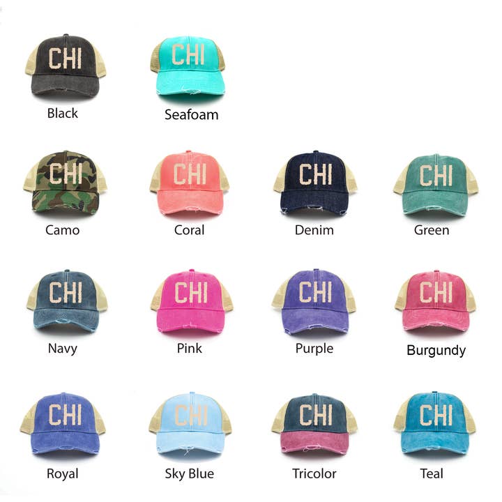 CHI Trucker Hats for wholesale by Cotton Mule