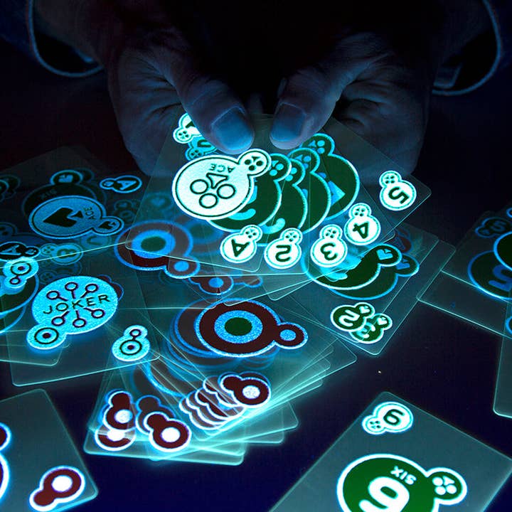 Kikkerland Design Inc - Wholesale Playing Cards - Playing Cards Glow In The Dark2