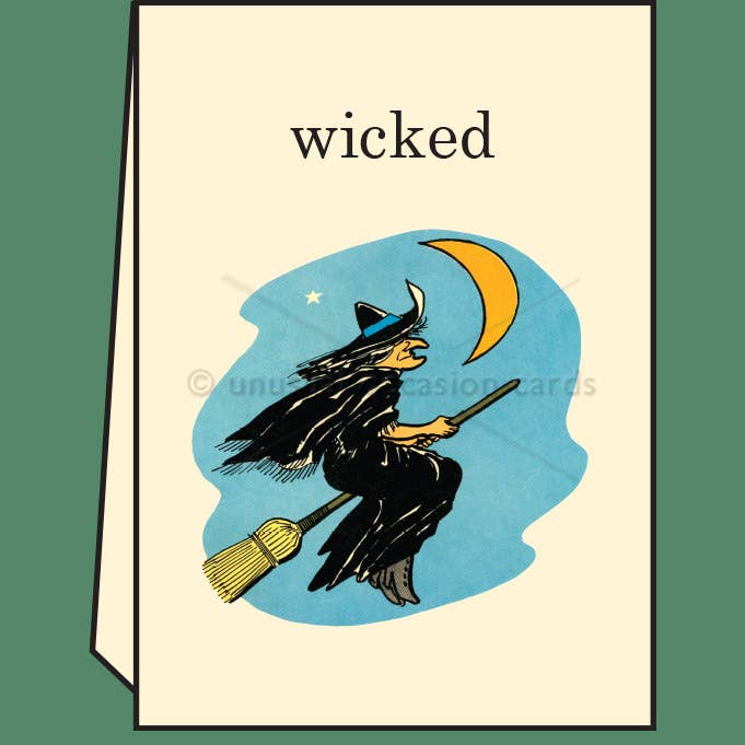 Méchant sorcière pour la vente par Unusual Occasion Cards