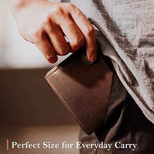 RAWHYD Leather Co. - Wholesale Wallet - Men's - Shotgun Shell Hunting Wallet - Full-Grain Leather Wallets for Men - RFID Blocking Wallet – Western Wallets for Men w/ 7 Card Slots – Slim & Durable Mens Western Wallet - Great Hunting Gifts for Men8