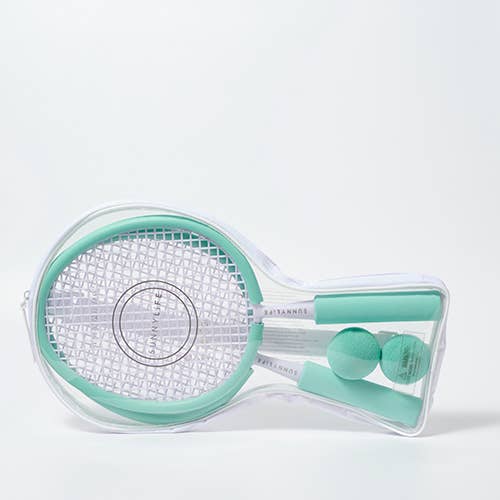 Sunnylife – wholesale Beach/pool toy – Child & baby – Foam Beach Bats Rio Sun Pastel Aqua and Lilac2