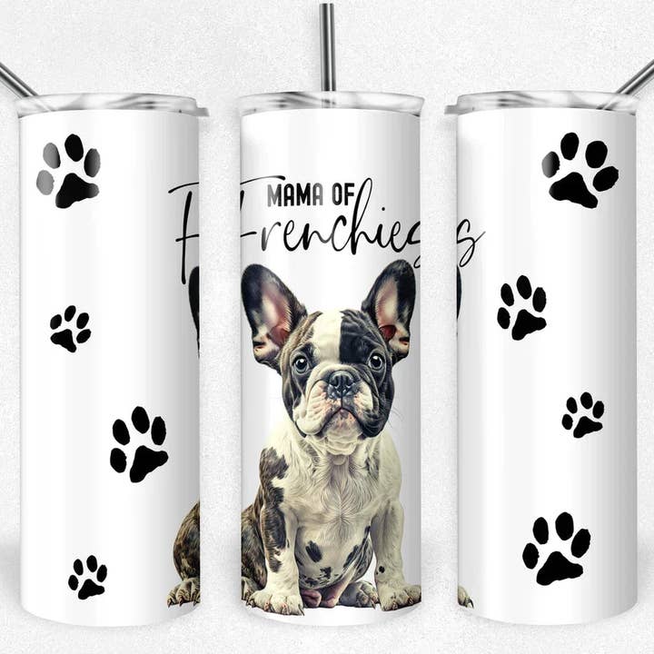 Bouledogues français | Tumbler pour la vente par Designs by Robyn