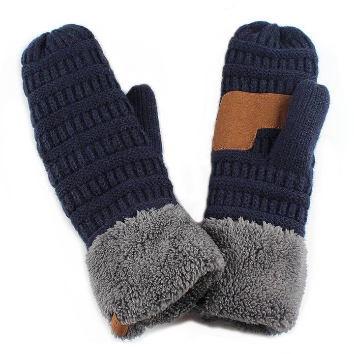 Truly Contagious - Wholesale Mittens - Women's - CC Color Block Unisex Mittens ( MT-57 )5