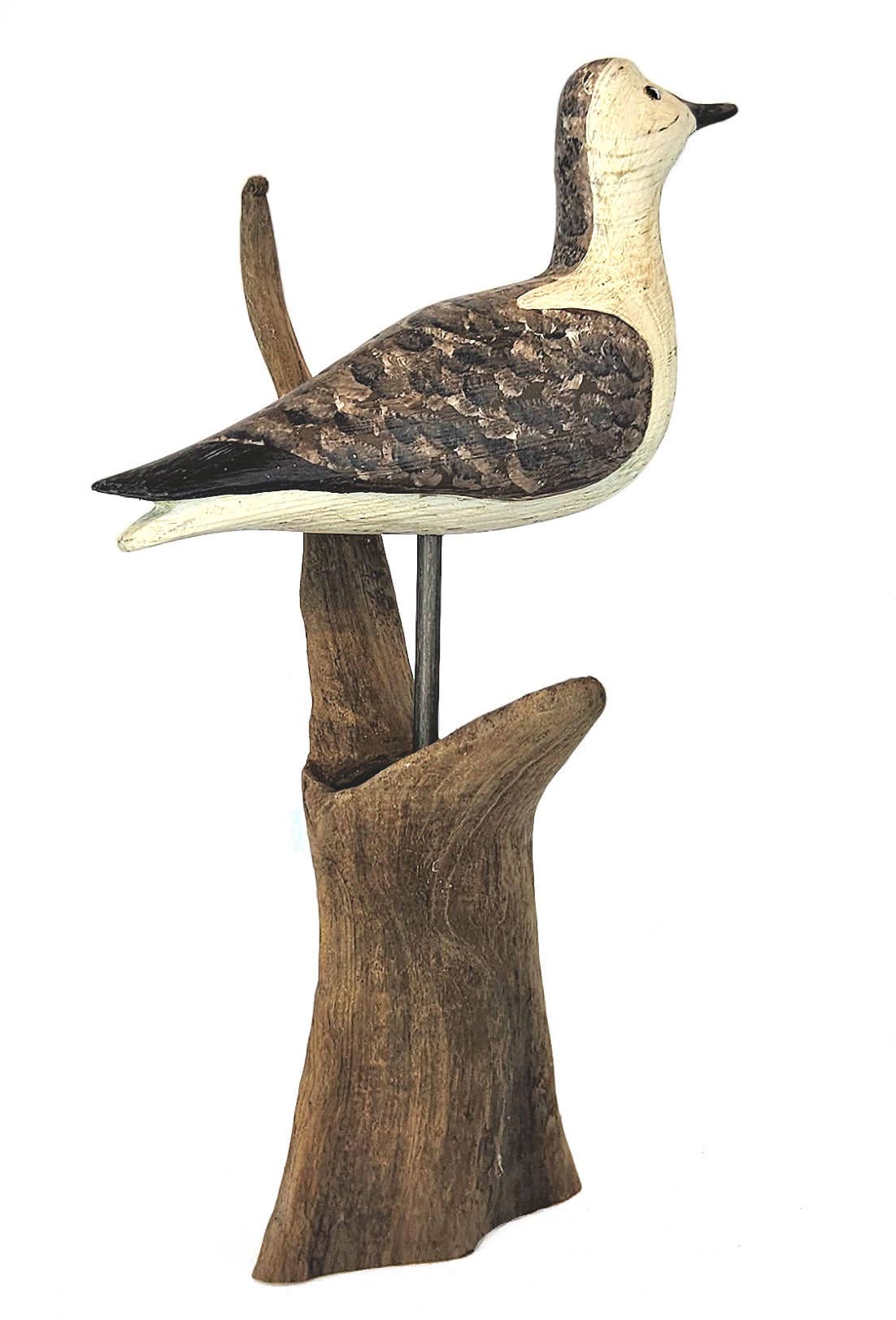 Three Points Design - Wholesale Decorative Figurine - Sanderling Shorebird Decoy - High Head4