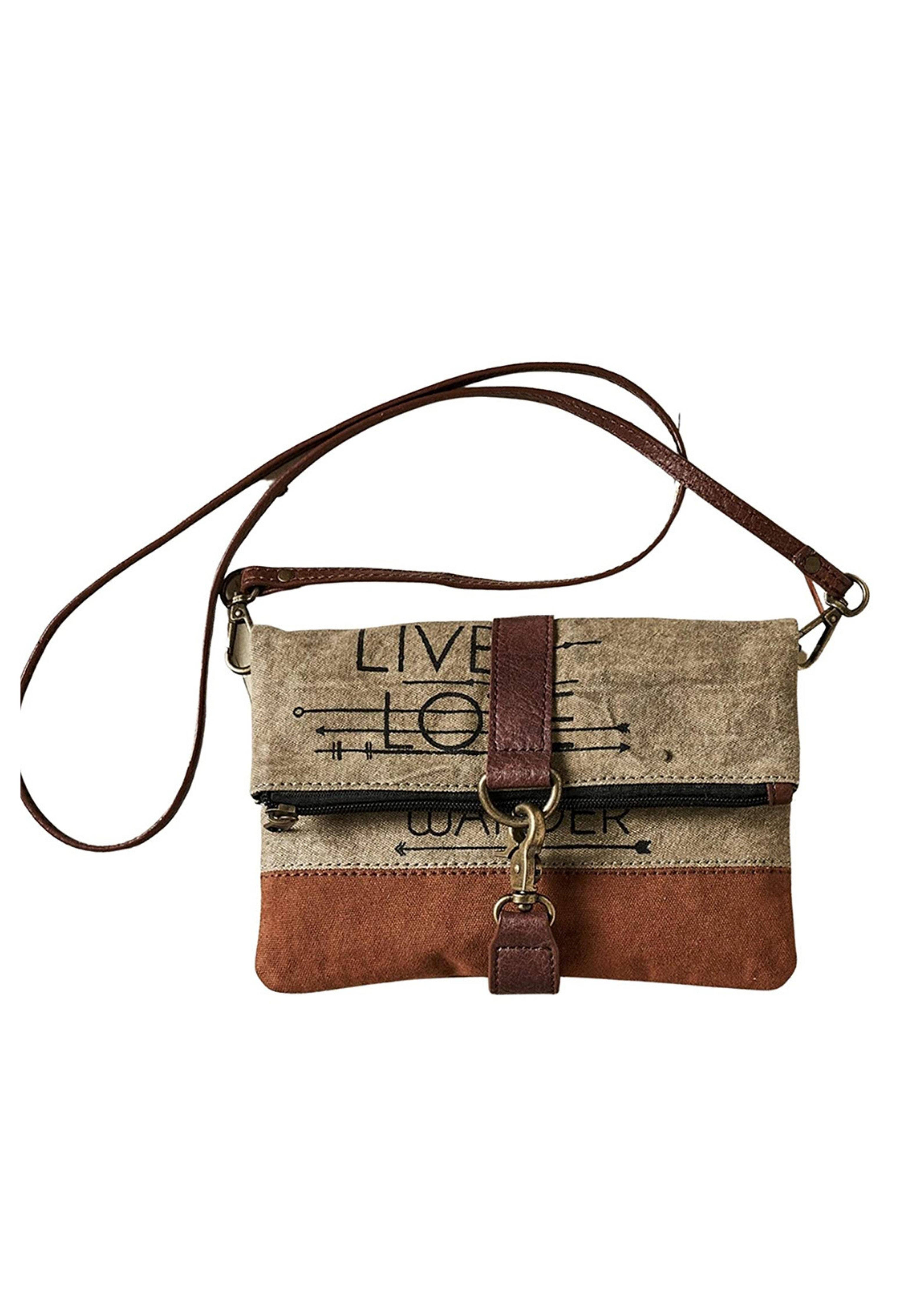 Mona B. - Wholesale Crossbody Bag - Women's - Live Love Wander Re-Cycled Collection, M-60191
