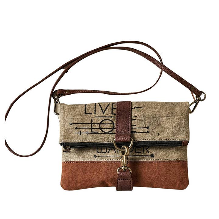 Mona B. - Wholesale Crossbody Bag - Women's - Live Love Wander Re-Cycled Collection, M-60191
