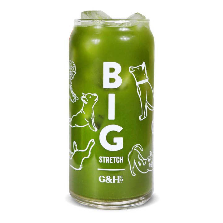 Big Stretch Glass for wholesale by Grounds & Hounds Coffee Co.