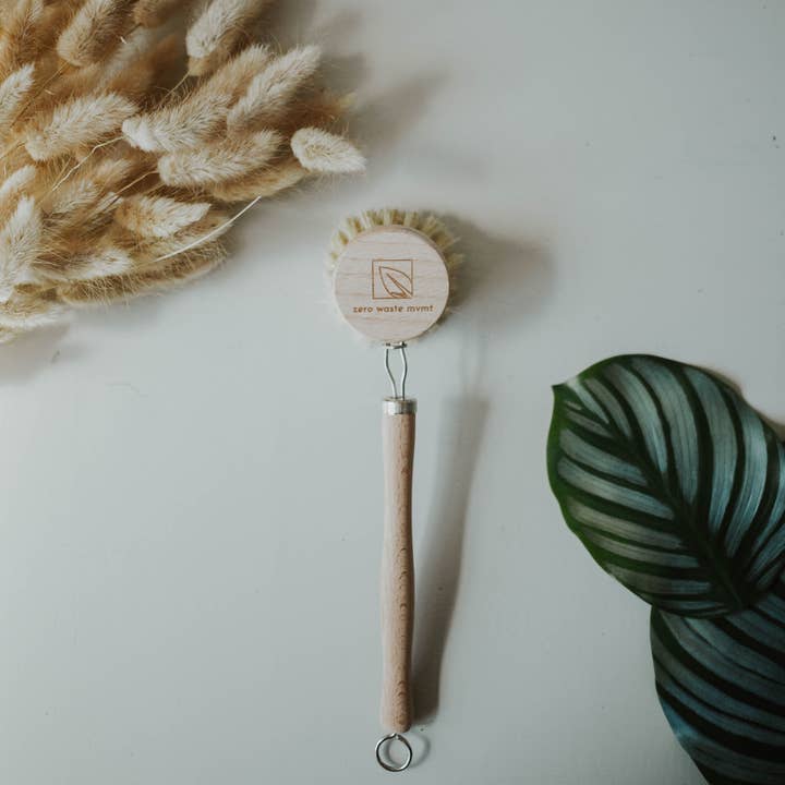 Zero Waste MVMT - Wholesale Cleaning Brush - Wooden Dish Brush with Replaceable Head (READ OPTIONS)