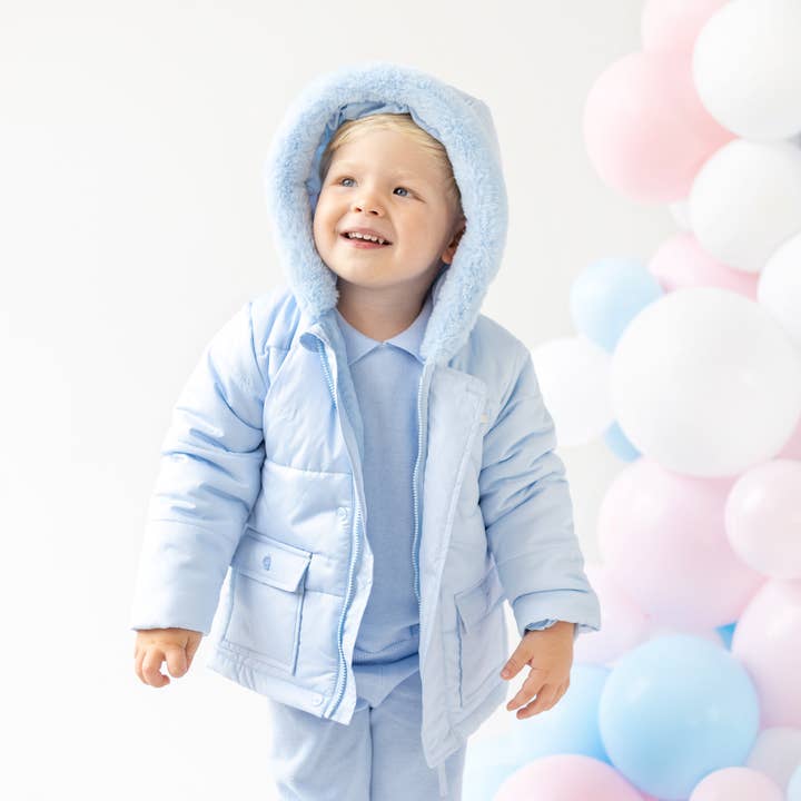 BLÅ DRENGE PARKA for engroshandel hos Blues Baby