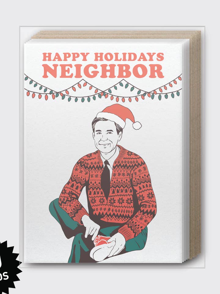 Box Set of 10 - Happy Holidays Neighbor for wholesale by Pike Street Press