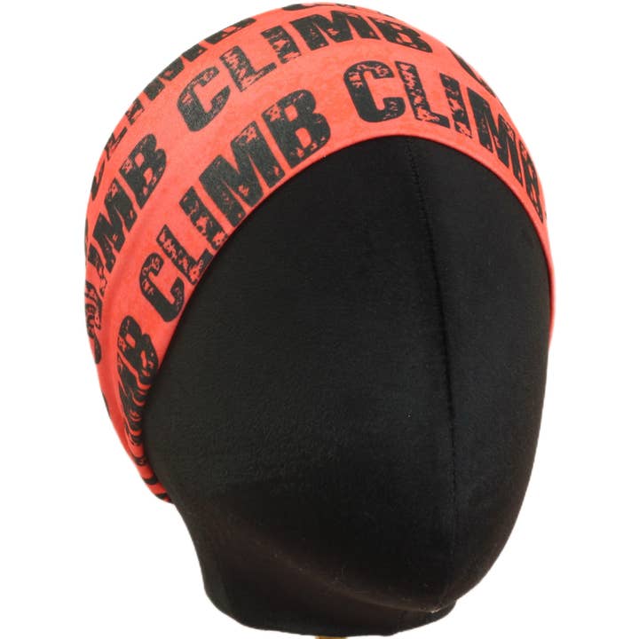 Climb Red Stretch Headband for wholesale by The Sassy Olive Handmade Headbands