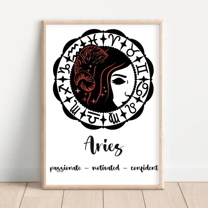 Vædderen horoskop Plakat for engroshandel hos Brighter future apparel