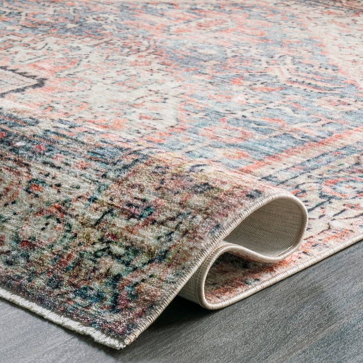 Multi Herati Medallion Area Rug for wholesale on Faire