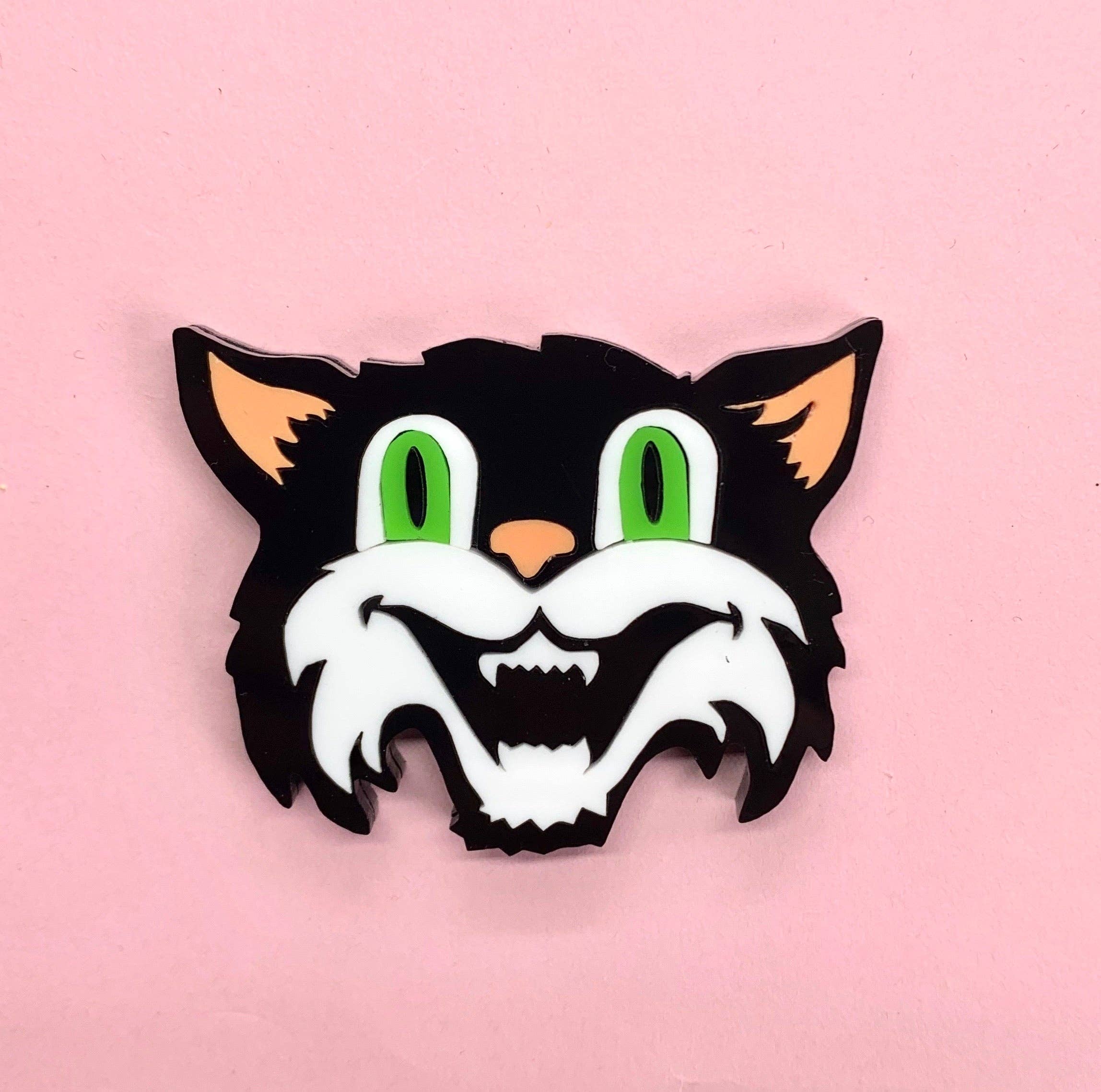 Birdie Bananas - Wholesale Brooch - Halloween Cat Brooch1
