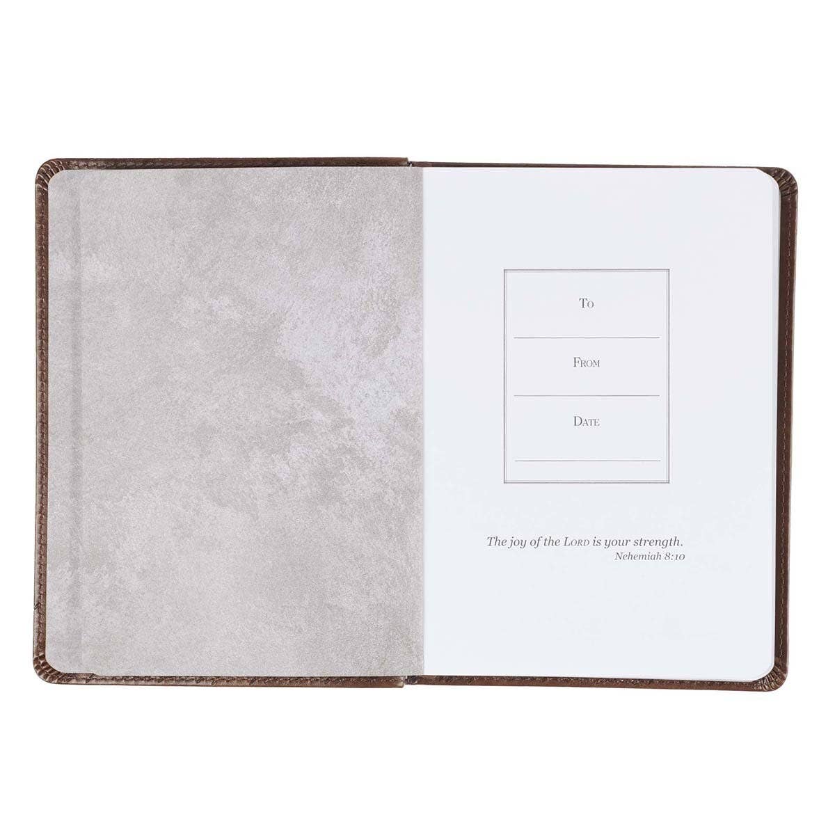 Christian Art Gifts - Wholesale Journal/Diary - Journal Handy Brown I Know the Plans Jer. 29:112