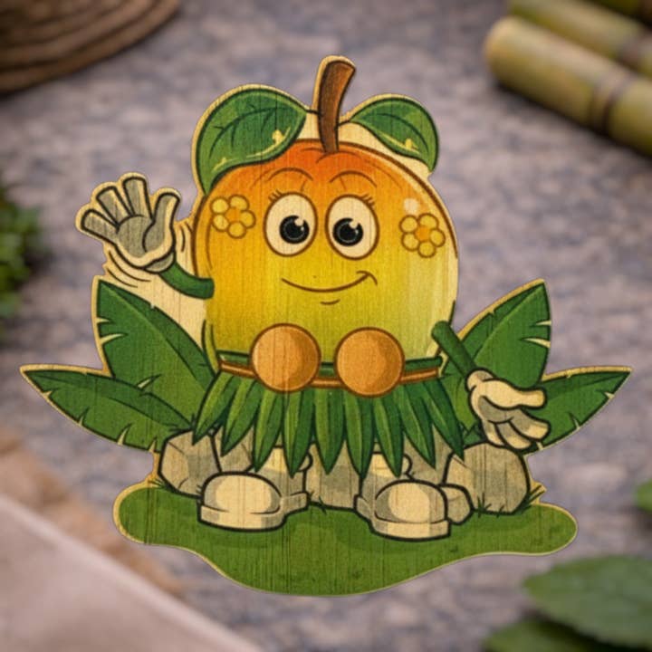 Mangue Hula pour la vente par Bamboo Wood Stickers