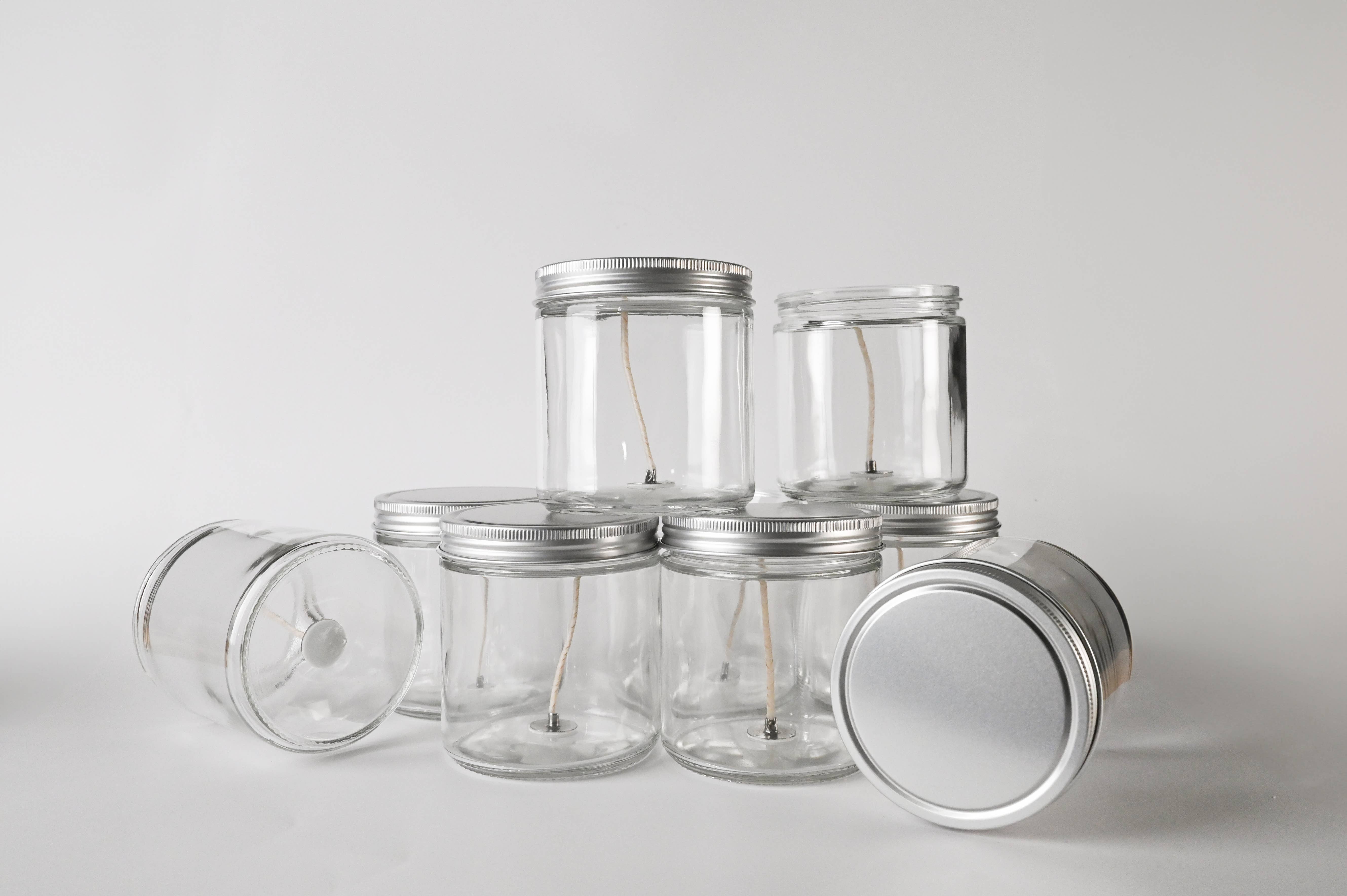 Milkhouse Candle Company - Wholesale Jar/Filled Candle - Candle Bar - 10 oz Glass Wicked Jar with Lid1