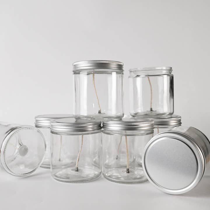 Milkhouse Candle Company - Wholesale Jar/Filled Candle - Candle Bar - 10 oz Glass Wicked Jar with Lid1