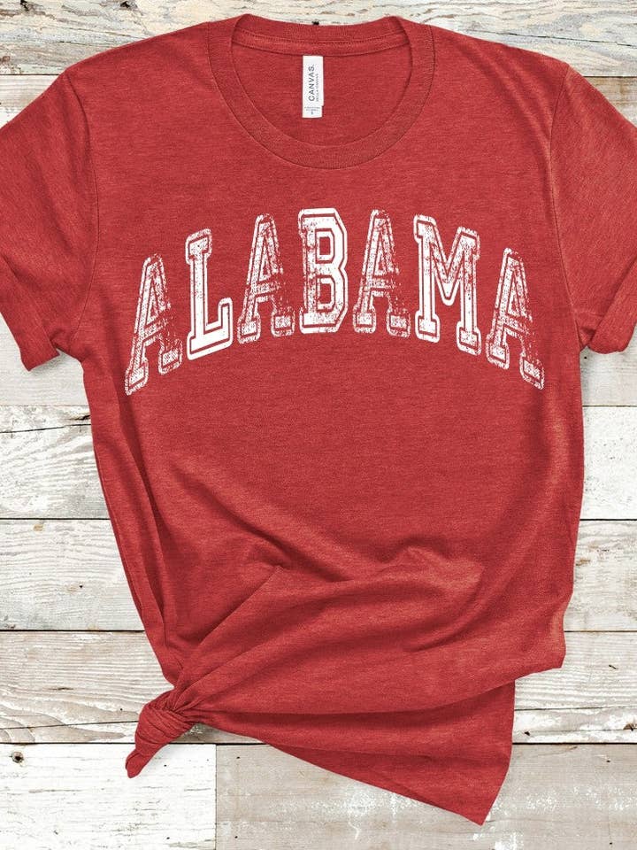 Alabama Old School Tee for wholesale by American Threadz Apparel