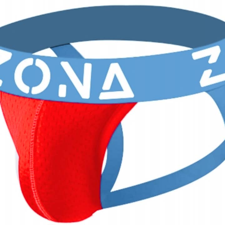 Red Vibrant Jockstrap HS010E for wholesale by Zona Clothing