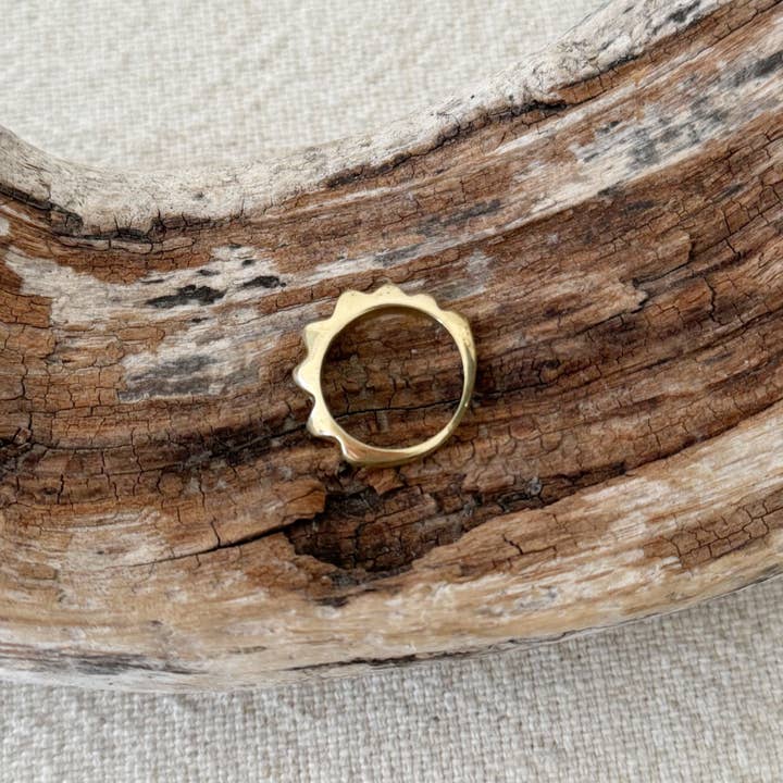 Amsha - Wholesale Band/Stacked Ring - Ridges Ring