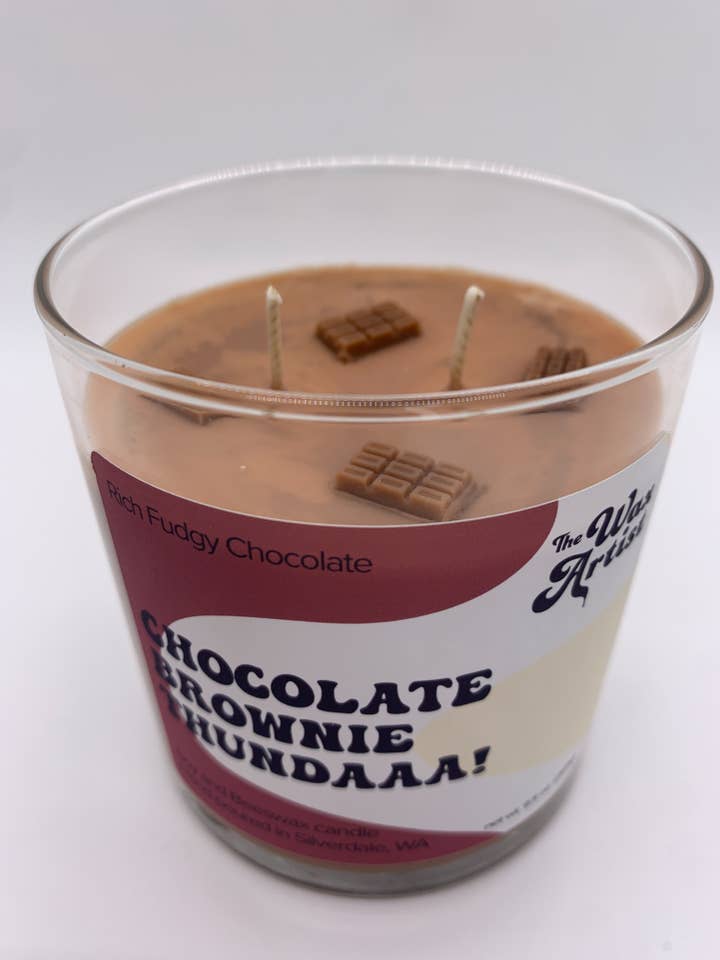 Brownie al cioccolato Thundaaa! per la vendita all'ingrosso da parte di The Wax Artist