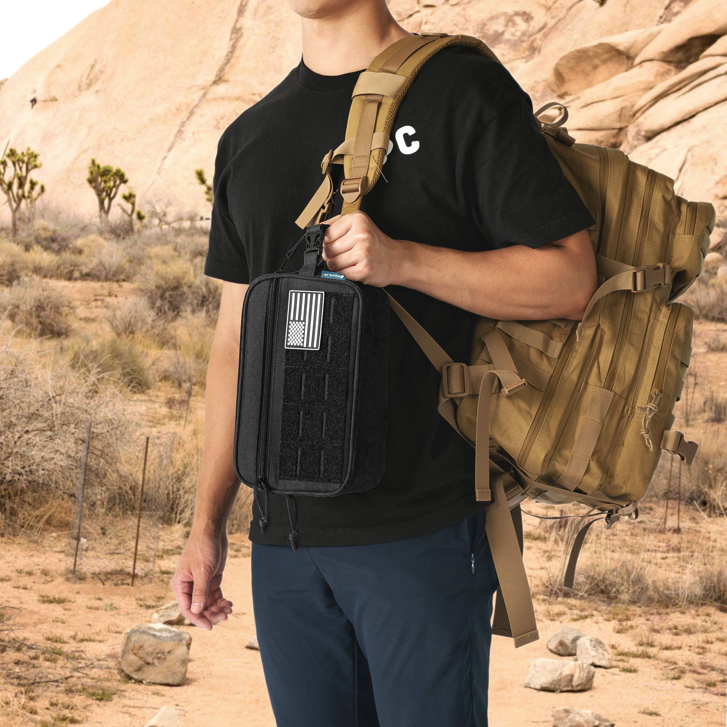 Pavilia - Venta al por mayor Neceser - Hombre - Bolsa de Aseo Táctica Militar14