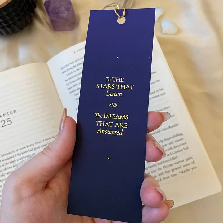 Brittany Keller Art - Wholesale Bookmark - Feyre & Rhysand Gold Foil Bookmark 1