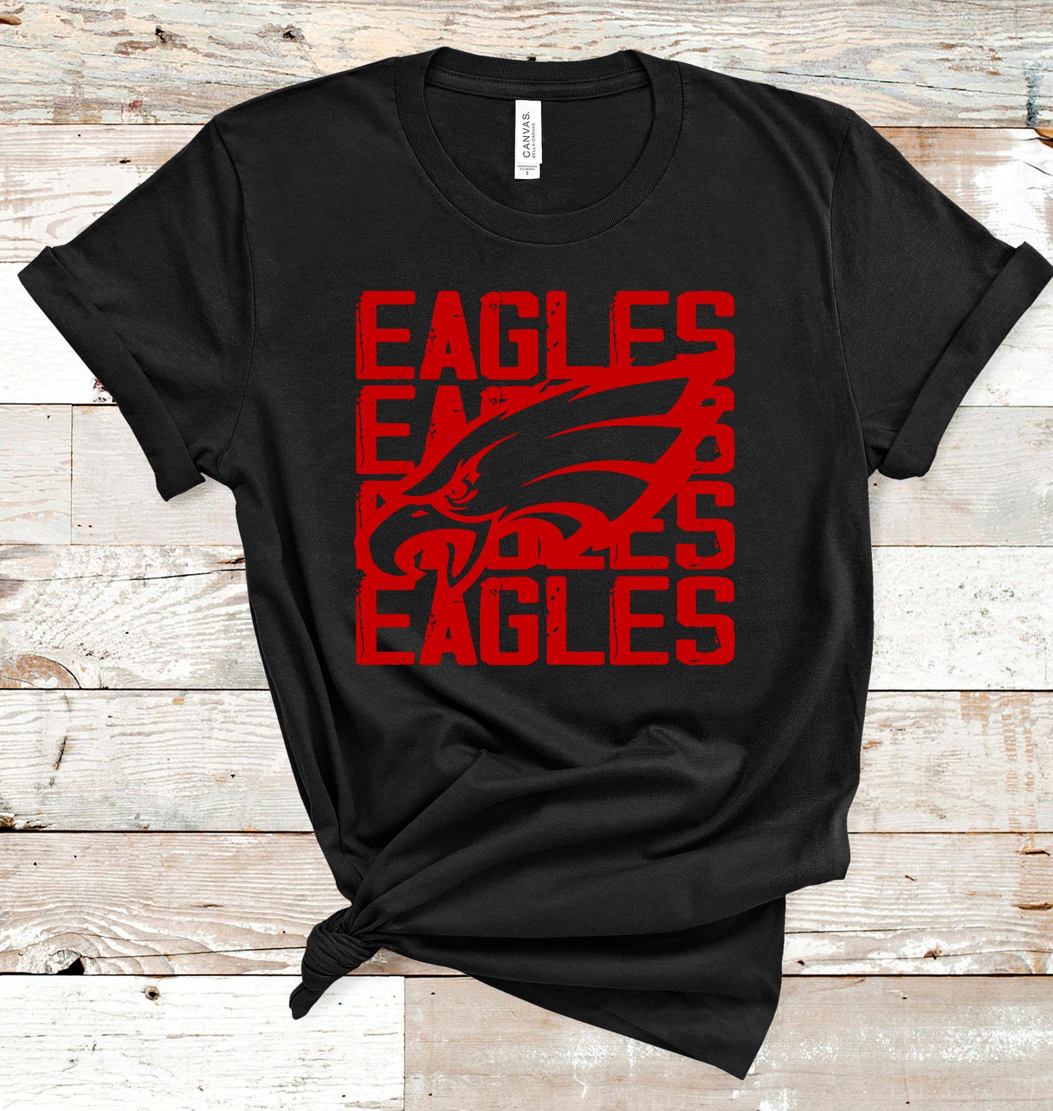 American Threadz Apparel – Engroshandel T-shirt med print - Dame – Custom t-shirt med stablet maskotdesign13