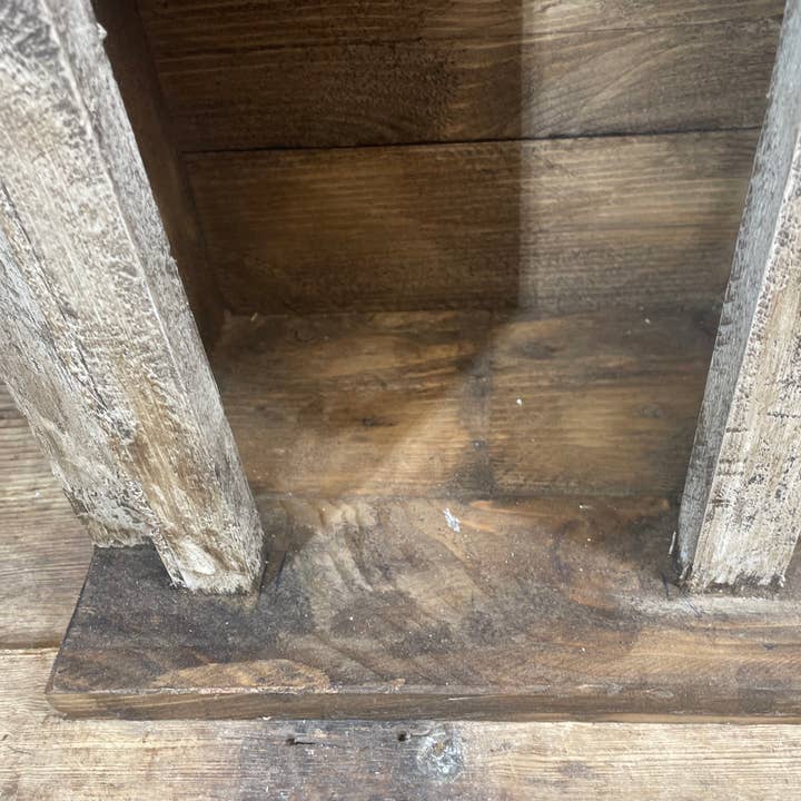 My Amigos Imports - Wholesale Decorative Tabletop Object - Carthage Wood Nicho-15x9x27 inches-Handmade-Display-NEW11